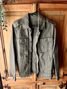 Dean Winchester's GAP Men's Olive Green Military Field Jacket
